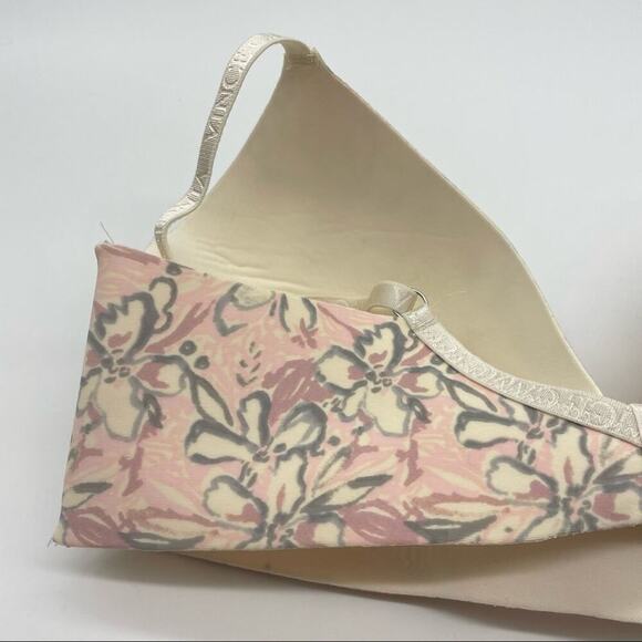 Vince Camuto Wire Free Floral Print Bra - Picture 5 of 10